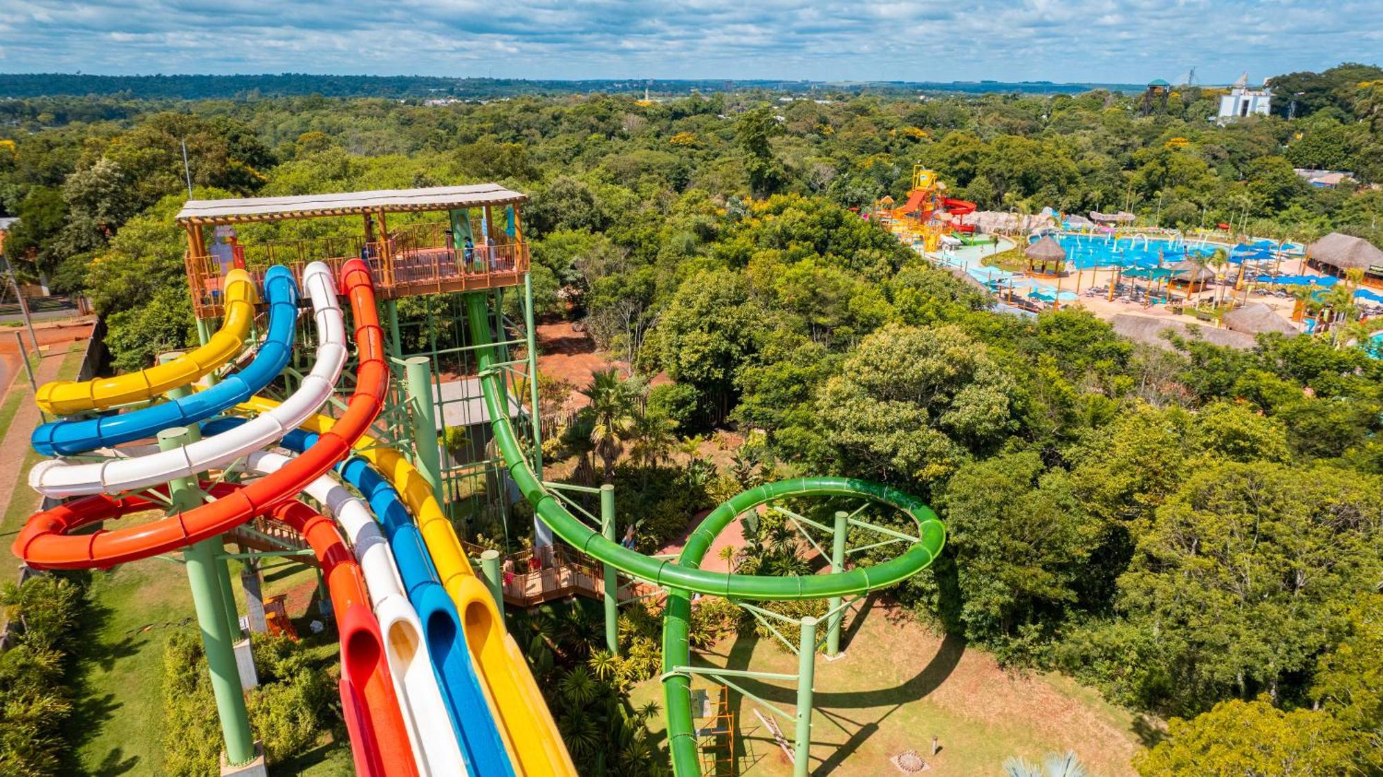 Mabu Thermas Grand Resort Фос-ду-Игуасу Экстерьер фото Aerial view of the park