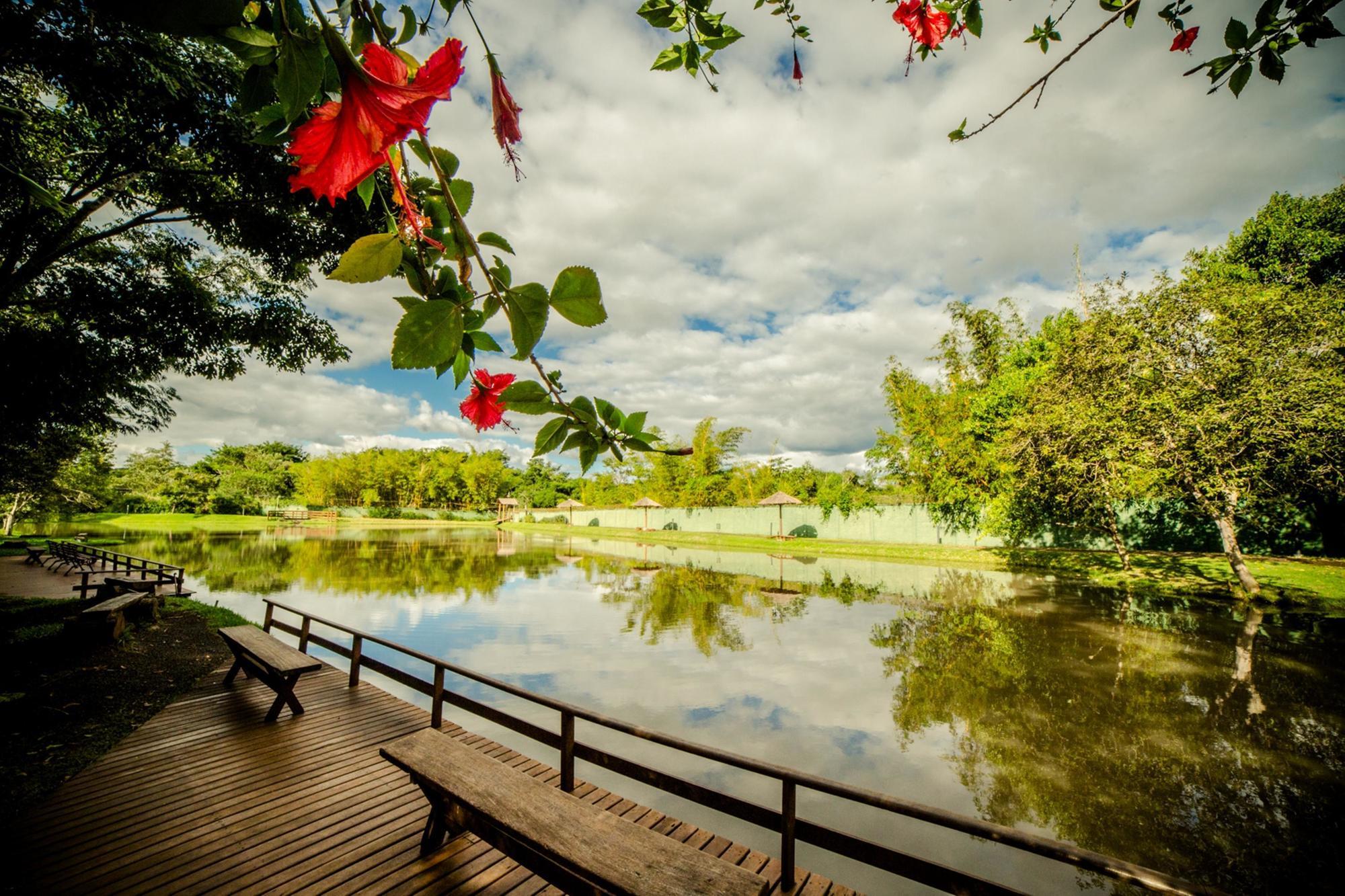 Mabu Thermas Grand Resort Фос-ду-Игуасу Экстерьер фото View of the lake at the park